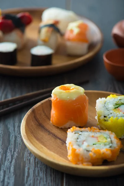 Olika sushi — Stockfoto