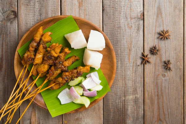 Chicken satay — Stock Photo, Image