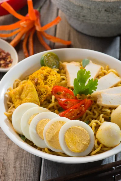 Singapore Curry Noodle — Stock Photo, Image