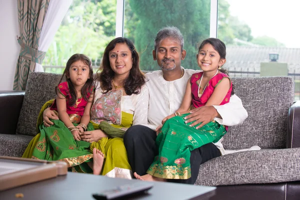 Indian family  at home Stock Image