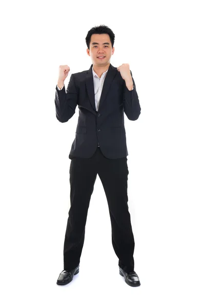 Asiático homem de negócios sucesso — Fotografia de Stock