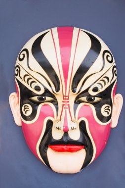 Chinese opera mask clipart
