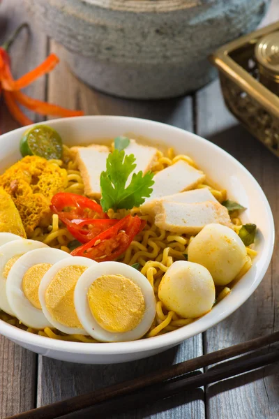 Curry noodle — Stok fotoğraf