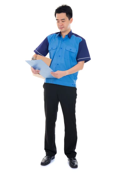 Courier sending a package — Stock Photo, Image