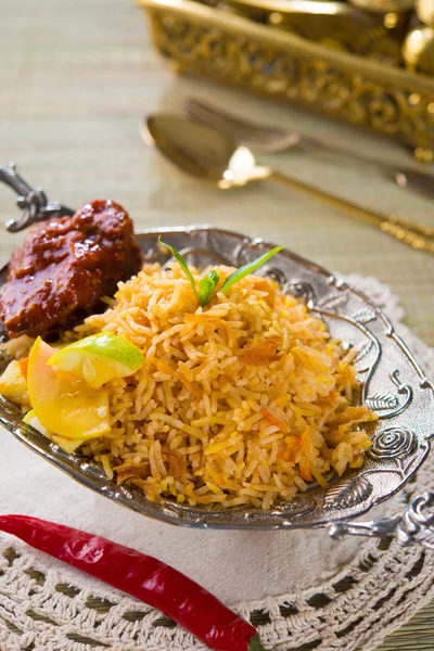 Arroz biryani — Fotografia de Stock