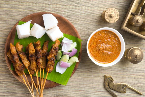 Chicken satay — Stock Photo, Image