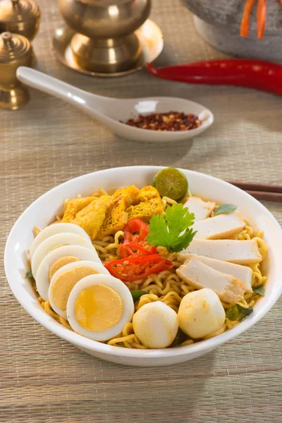 Curry noodle — Stockfoto