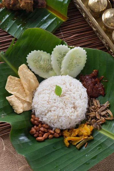 Arroz tradicional de pasta de curry malayo — Foto de Stock