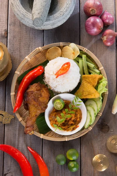 Balinese Nasi campur — Foto Stock