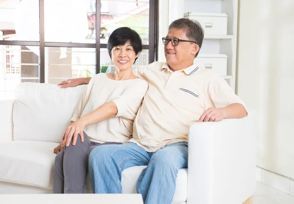Asiatico anziano coppia — Foto Stock