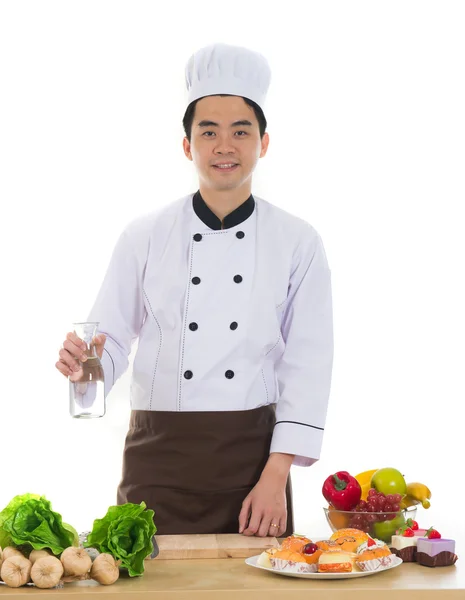 Asian male chef — Stock Photo, Image