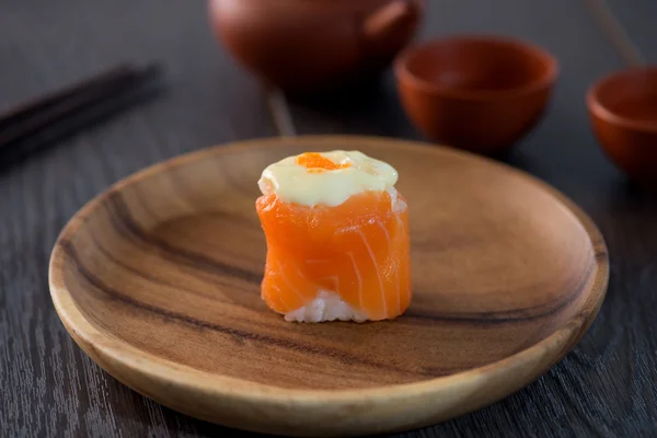 Sushi on plate. Appetizer — Stock Photo, Image