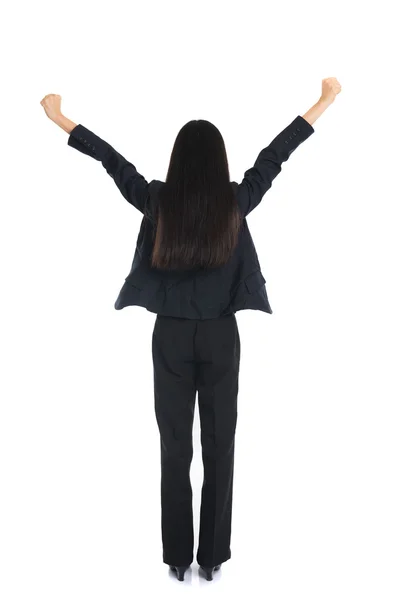 Asian business woman from the back — Stock Photo, Image