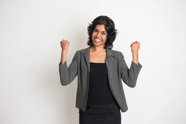 Indian female celebrating — Stock Photo, Image