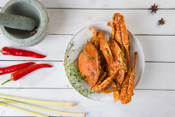 亚洲风格辛辣的辣椒螃蟹 — 图库照片