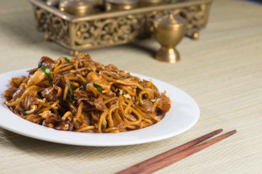 Popüler erişte yemek Malezya