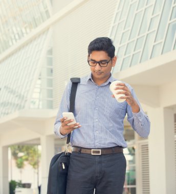 kahve ile Hint erkek