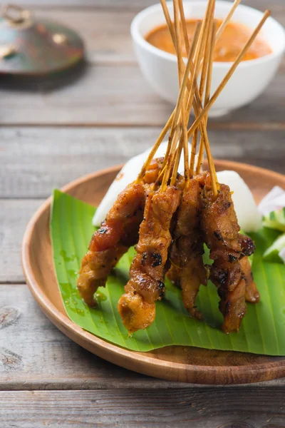 Delicious malaysian satay — Stock Photo, Image
