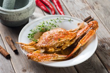 Malezya baharatlı Yengeç