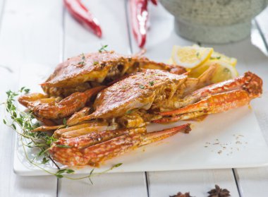 malaysian   spicy crabs