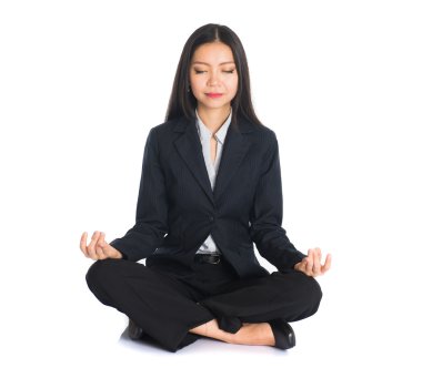 Asya iş kadın yoga