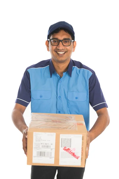 Indian delivery man — Stock Photo, Image