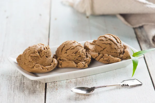 Chocolate ice cream — Stock Photo, Image