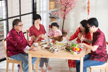Çin yeni yılı yemek - aile