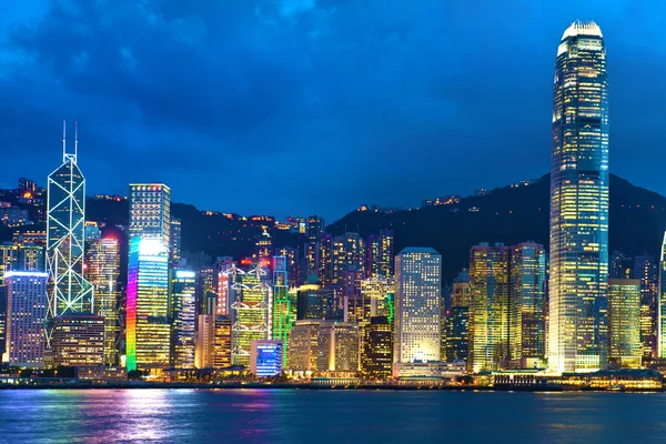 Hong kong island von kowloon. — Stockfoto