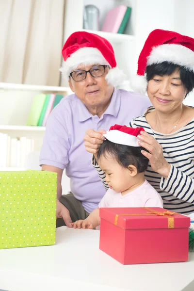 Aziatische grand ouders — Stockfoto