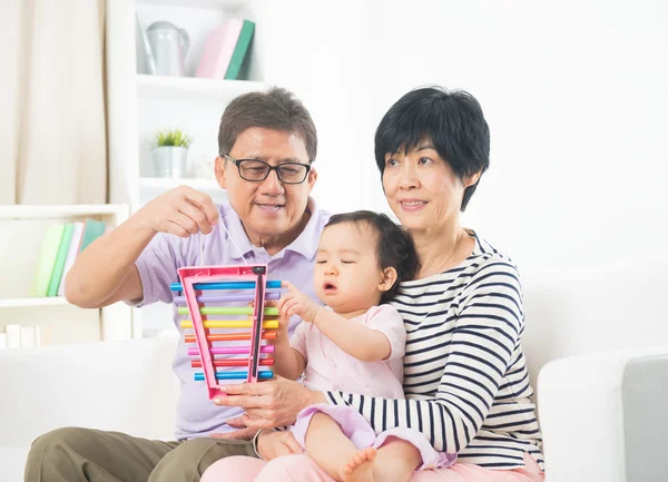 Asian grand parents — Stock Photo, Image