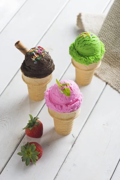 アイスクリームの装飾 — ストック写真