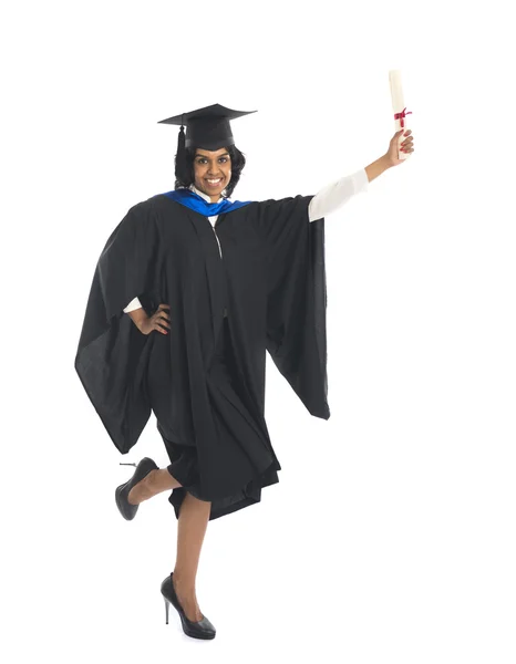 Graduada india — Foto de Stock