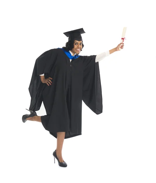 Indian female graduate — Stock Photo, Image