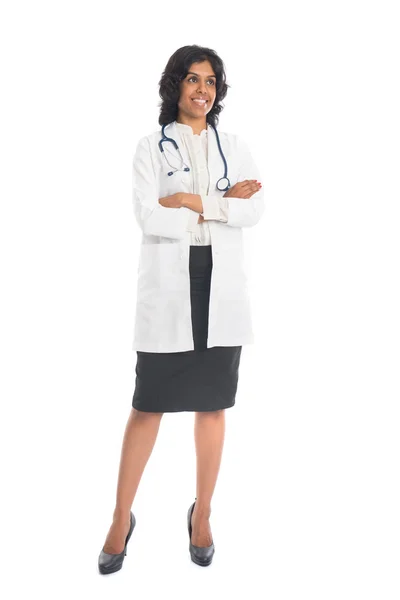 Indický ženský lékař — Stock fotografie