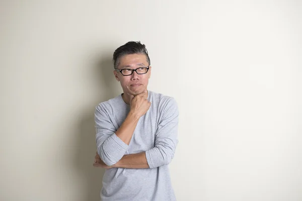 Asian senior male — Stock Photo, Image