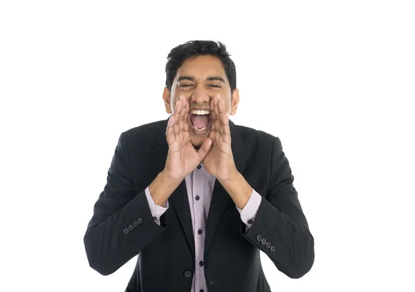 Indian male shouting — Stock Photo, Image