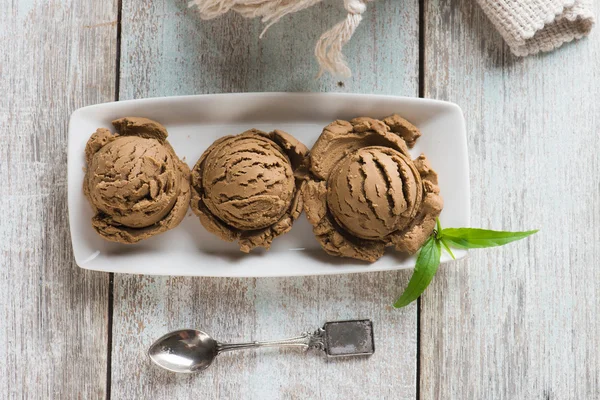 Helado de chocolate — Foto de Stock