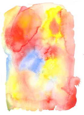 Sulu Boya renkli arka plan