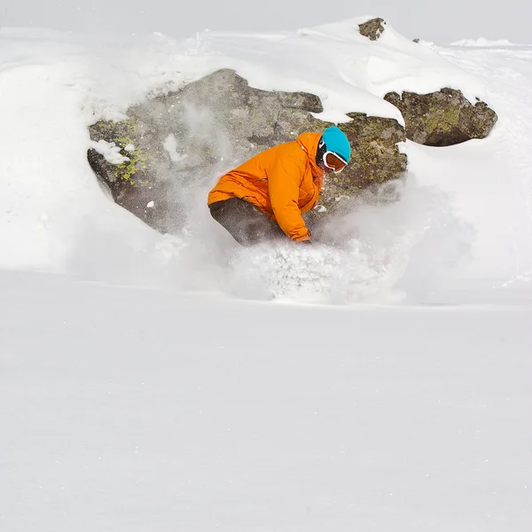 Freeride v Gruzii — Stock fotografie