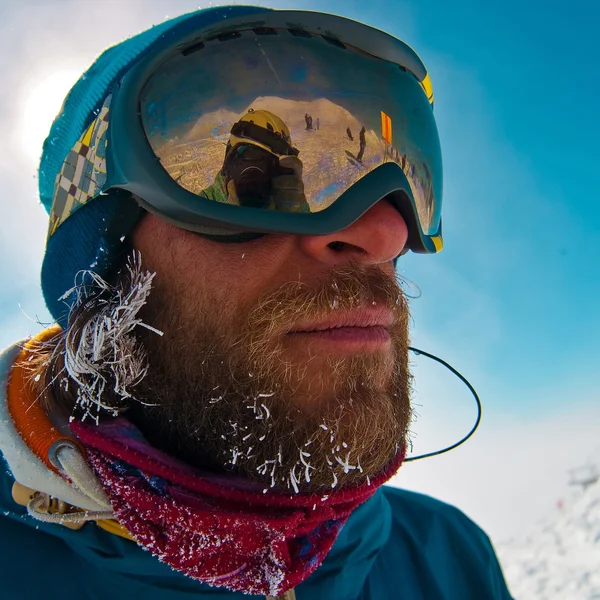 Retrato de freerider — Fotografia de Stock