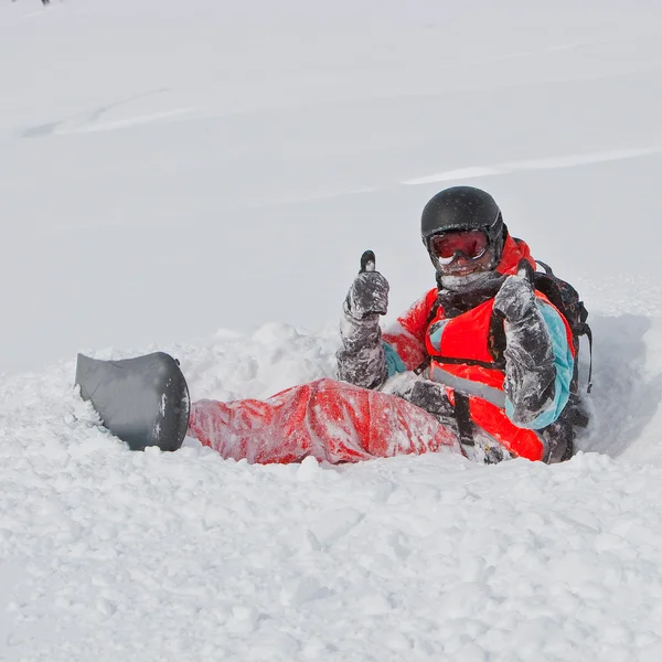 Snowboarder — Foto Stock