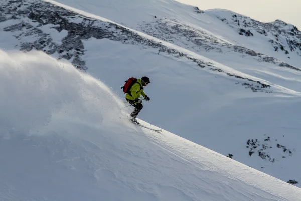 Freeride na Kamczatce — Zdjęcie stockowe