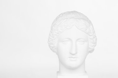Gypsum head of Venus de Milo clipart