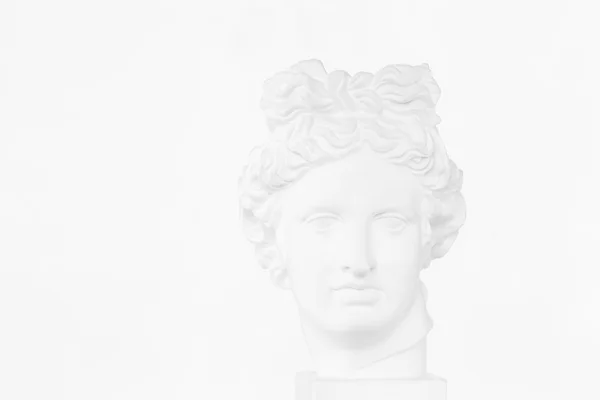 Gypsum head of Apollo Belvedere. — Stock Photo, Image