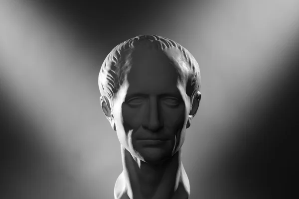 Gypsum head of Caesar — Stock Photo, Image