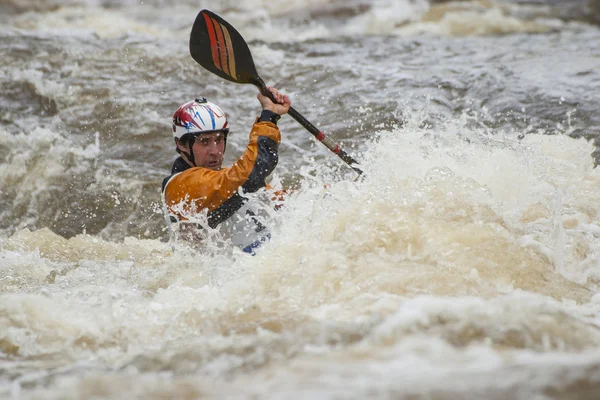 Kayaker's competition — Stock Photo, Image