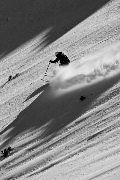 Freeride στα βουνά του Καυκάσου — Φωτογραφία Αρχείου