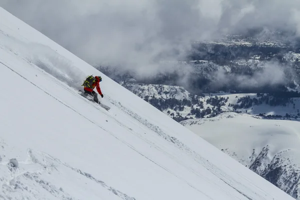 Freeride Chilessä — kuvapankkivalokuva