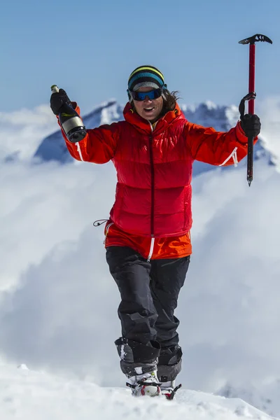 Op de bergtop — Stockfoto